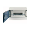 Kiselosztó PE/N-sínnel műanyag 1x 18M falonkívüli szürke IP65 átlátszó ajtó IKA-1/18-ST-UV EATON