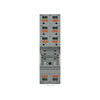 2585-102 relé foglalat 2CO 26,5mm széles