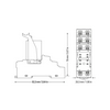 Relémodul aljzattal 2v dugaszolós 10A 230V50Hz monostabil IP20 WAGO