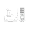 Relémodul aljzattal 4v dugaszolós 5A 230V50Hz monostabil IP20 WAGO