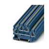 Átmenő sorkapocs TS35 2-szintes 22A 0.14-2.5mm2 kék rugószorításos PTTB 2,5 BU PHOENIX CONTACT