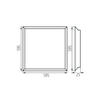 LED panel álmennyezetbe UGR19 süllyesztett 1x 34W 220-240V AC 4080lm BLINGO U34W 4080 60NW KANLUX