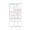 3F mérőszekrény modul indirekt (250A) földkábeles szabadon álló  1-szintes 1-mérőhely PVT-K-L ÁV 250A Csatári Plast