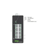 Ipari switch DIN sín Ethernet 8x10/100/1000Mbps RJ45-port IP30 Eco WAGO