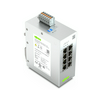 Ipari switch DIN-(kalap)sínre Ethernet 8x10/100/1000Mbps RJ45-port menedzselhető IP30 Lean Managed WAGO