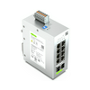 Ipari switch DIN-(kalap)sínre Ethernet 8x10/100/1000Mbps RJ45-port 2 menedzselhető IP30 Lean Managed WAGO