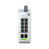 Ipari switch DIN-(kalap)sínre Ethernet 8x10/100/1000Mbps RJ45-port 2 menedzselhető IP30 Lean Managed WAGO