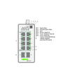 Ipari switch DIN-(kalap)sínre Ethernet 8x10/100/1000Mbps RJ45-port 2 menedzselhető IP30 Lean Managed WAGO
