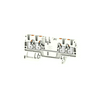 Átmenő sorkapocs TS35 1-szint 4-poz 0.5-2.5mm2/érvéghüvely 24A fehér A4C 2.5 WT Weidmüller