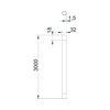 Acélcső 3m/szál 32mm/ fekete merev/menetes SM32W SW OBO-BETTERMANN