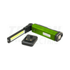 LED kézilámpa 2Ah-akku/USB 3h töltővel 10W 3,5-3,8V DC 800lm 6000K IP44 TRACON