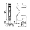 Alapelem BLITZDUCTOR XT/SP-hoz  BSP BAS DEHN