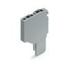 Anyacsatlakozó kezdőmodul 1P 13.5A 500V termoplaszt 0.14-1.5mm2/sokerű szürke X-COM S-Mini WAGO