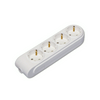 Asztali elosztósor gyerekvédős szerelhető rögzíthető 1.5mm2 4x2P+E/230V 16A fehér IP20 ANCO