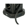 Asztali elosztótorony 3680W 2xUSB-A/18W+USB-C/20W 1.35mm2 2m 8x2P+F/230V 16A kapcsolós LECTRA
