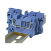 Átmenő sorkapocs TS35 1-szintes 31A 0,2-2,5mm2/érvéghüvely kék rugószorításos TRACON