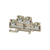 Emeletes sorkapocs TS35 22A 800V bézs 2.5mm2/érvéghüvely rugószorításos S2T 2.5 Weidmüller