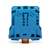 Átmenő sorkapocs TS35 1-szintes 150A 10-50mm2 kék rugószorításos rugószorításos WAGO