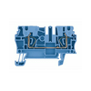 Átmenő sorkapocs TS35 1-szintes 24A 0.5-2.5mm2/érvéghüvely kék ZDU 2.5 BL Weidmüller