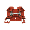 Átmenő sorkapocs TS35 1-szintes 24A 0.5-2.5mm2 piros csavaros WDU 2.5 RT Weidmüller