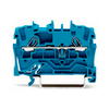 Átmenő sorkapocs TS35 1-szintes 24A 0.75-2.5mm2 kék rugószorításos rugószorításos WAGO