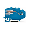 Átmenő sorkapocs TS35 1-szintes 24A kék rugószorításos WAGO
