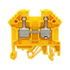 Átmenő sorkapocs TS32/35 1-szintes 32A 0,2-4mm2/érvéghüvely sárga RK 2,5-4 YE CONTA-CLIP