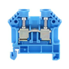 Átmenő sorkapocs TS35 1-szintes 57A 0,2-10mm2/érvéghüvely kék csavaros/ RK 6-10/35 BU CONTA-CLIP