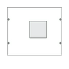 Beépítőkészlet x/h250/HNB/HNC/HEC megszakító függ.  Quadro Hager