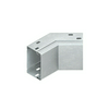 Vezetékcsatorna belsősarokelem fedéllel alap+fedél 60mm x 150mm x 45° acél LEIB 60100 Niedax