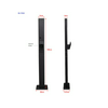 Oszlpptest Wallbox e-autó töltőhöz 260x1500x145mm  Wallbox BESEN