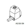 Betápkapocs tüskés sorolósínhez 160A 50mm2-vezetőhöz(max.) AS/50-SN gr Pollmann