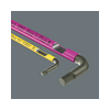 Imbusz és torx kulcskészlet 19-darabos 18-darab L-kulcs (9db 1,5-10mm-imbusz gömbfejű 9db-TX8-TX40) +szövettasak Big Pack Multicolour L-key/TORX WERA