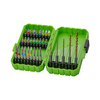 Bitkészlet 32db mágneses 5db/PH 5db/PZ 9db/TX 5db/lapos 3db/hex +5xHSS fúrófej dobozban TRACON