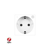C7 RF relés 2P+F dugalj ZigBee LIVOLO gatewayhez ezüst 1x 16A 220-250V süllyesztett C721ZS LIVOLO