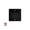 C7 RF relés 2P+F dugalj ZigBee LIVOLO gatewayhez fekete 1x 16A 220-250V C721ZB LIVOLO