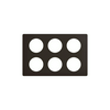 Céliane 2x3-as keret, matt fekete