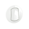 Céliane széles billentyű címketartóval IP44, burkolat, 2 mod, fehér
