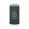ChoruSmart antenna aljzat TV IEC/apa 1M beépített átmenő 2dB/860MHz/vonali 10dB/860MHz GEWISS