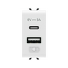 ChoruSmart USB töltőaljzat A+C-típ. 1M  GEWISS