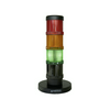 CO2-jelzőoszlop piros-sárga-zöld 4x folytonos villogó +hang 230V AC IP20 CO2 Traffic Light WERMA