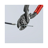 Csapszegvágó 64HRC max.5,6mm kompakt piros mechanikus egykezes 250mm-hossz CoBolt XL KNIPEX