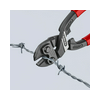 Csapszegvágó 64HRC max.5,6mm kompakt piros mechanikus egykezes 250mm-hossz CoBolt XL KNIPEX