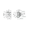 Csatlakozókapocs d20-25mm-rúdföldelőhöz Rd8-10mm 4-50mm2  AK 8.10 AQ4 50 TE20 25 V4A DEHN