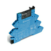 Csatoló relé komplett modul, húzórugós csatlakozással, 1 váltóérintkező 6 A, vezérlőfeszültség: 24 V AC/DC 38.61.0.024.0060 FINDER