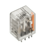 Csatolórelé 10A 2v dugaszolós 21.6-31.2VDC monostabil IP20 LED DRM270024LD Weidmüller