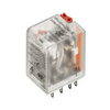 Csatolórelé 5A 4-v dugaszolós 184-253VAC monostabil IP20 DRM570730LT Weidmüller