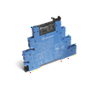 Csatolórelé keskeny érzékeny 6A 1-v csavaros 24VDC monostabil IP20  AgNi+Au 38.51.7.024.5050 FINDER