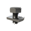 Csavar csúszóanyával M10x20mm galván/elektrolit horganyzott acél CT4-100 M10X20 GS BASOR