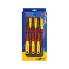 Csavahúzó készlet lapos 2,5-/4-/5,5-/6,5mm PHS1/PHS2/PZS1/PZS2 1000V 6-darabos KNIPEX